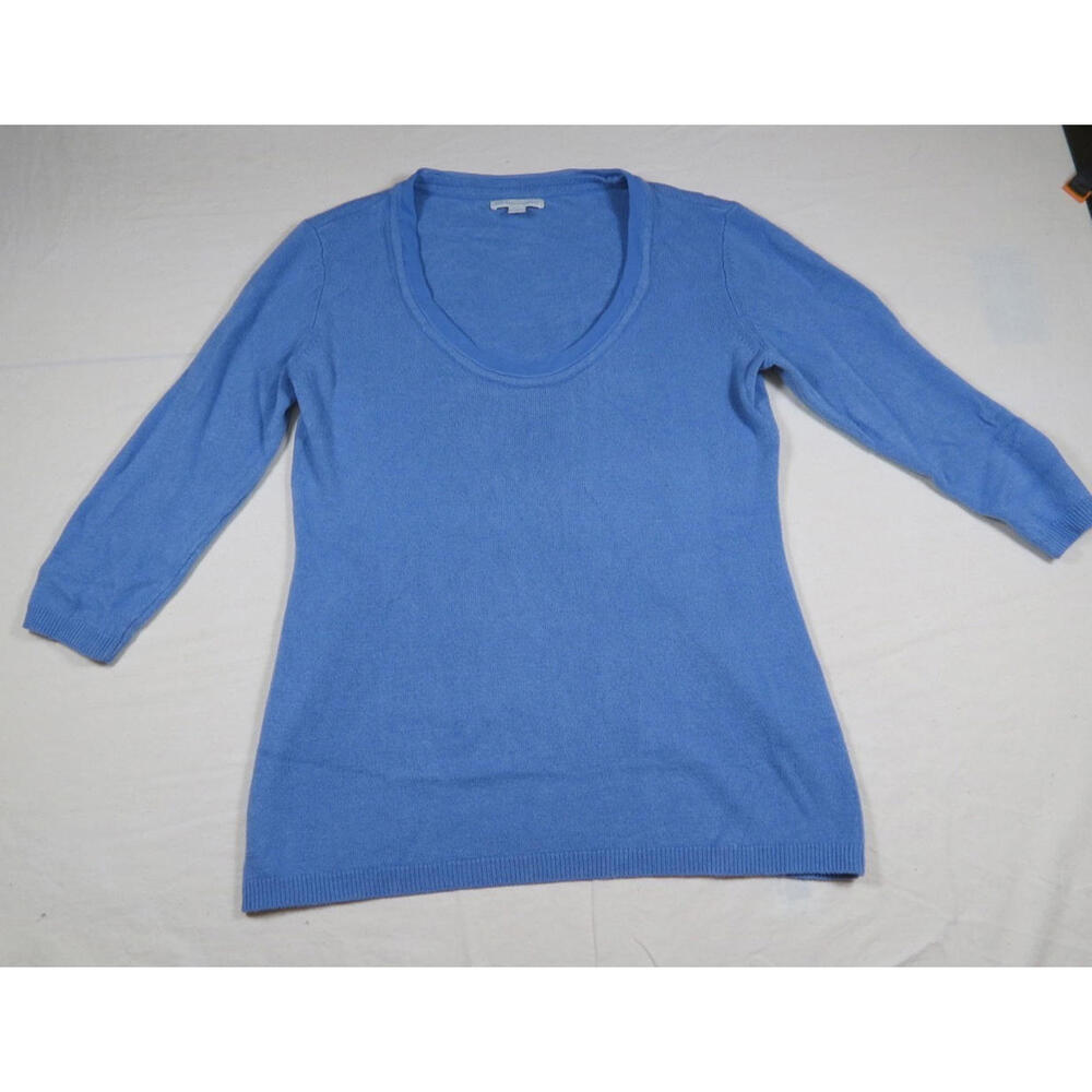 Womens Cornflower Blue New York & Company Sweater Acrylic Size M